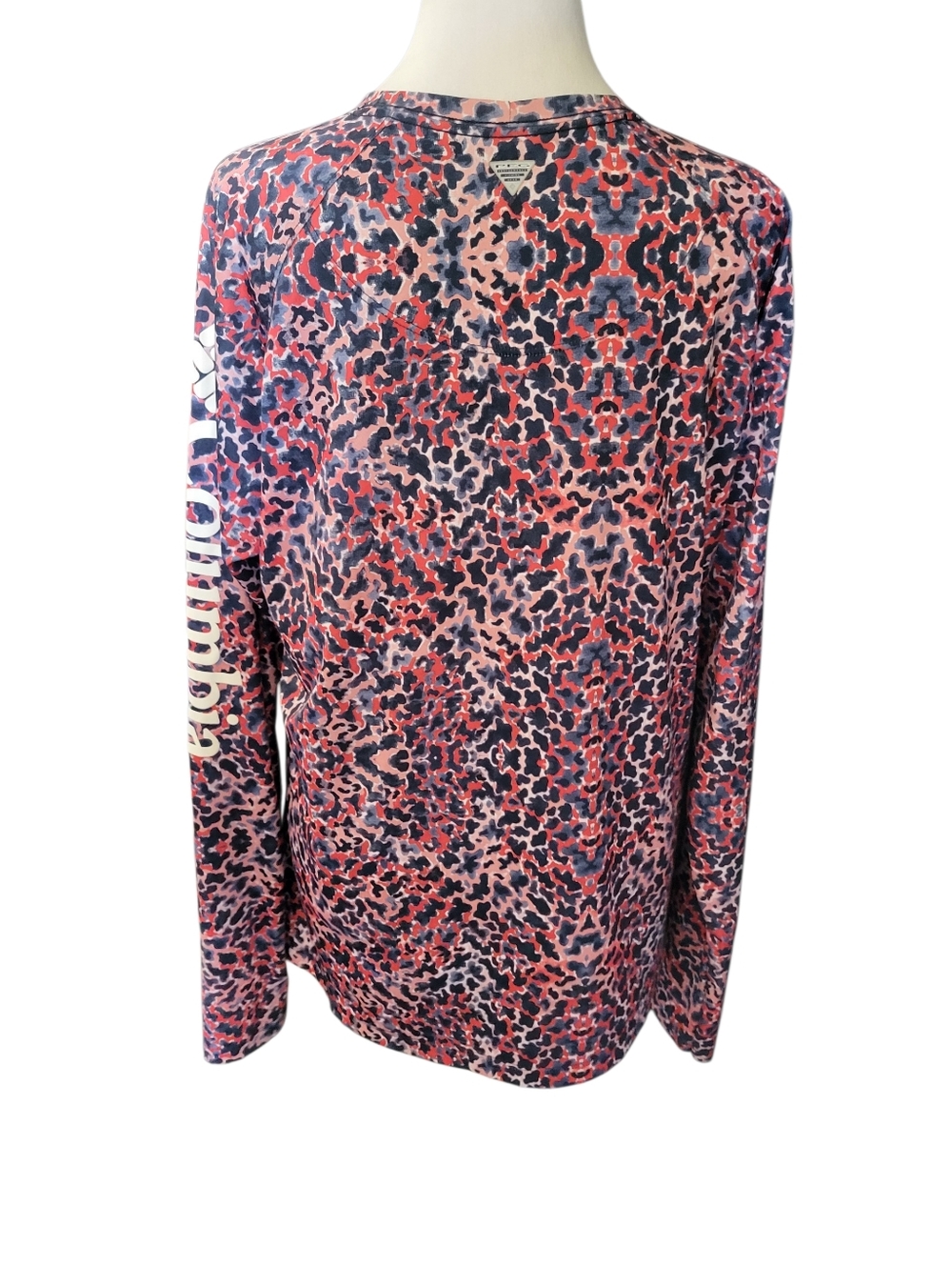 Columbia Omni Shade Long Sleeve Floral Print Top sz XL - Picture 2 of 4
